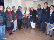 Principal Chief Conservator of Forests (HOFF) Dr Pawnesh Kumar called on Chief Minister Thakur Sukhvinder Singh Sukhu in Dharamshala today