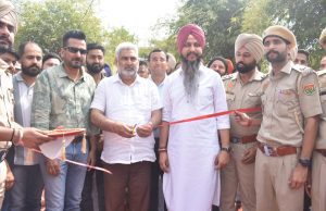 Cabinet Minister Lal Chand Kataruchak lays foundation stone of Nature Awareness Camp at Talwara