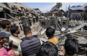 Security forces demolish houses of terrorists after Pahalgam attack