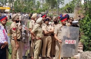 Bulldozers in Action on Illegal Constructions made by Drug lords in Kapurthala