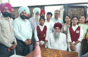 Speaker Punjab Vidhan Sabha S. Kultar Singh Sandhwan inaugurates the development works in various schools at Kotkapura under the “Punjab Education Revolution” program