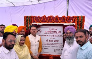 Cabinet Minister Aman Arora gifts Rs. 12.09 crore infra projects to Longowal