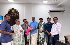 KERALA AGRICULTURE MINISTER VISITS PUNJAB STATE FOOD COMMISSION OFFICE