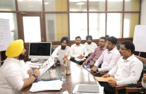 HARJOT BAINS DIRECTS NHAI OFFICIALS TO ACCELERATE SRI KITARPUR SAHIB-NANGAL HIGHWAY PROJECT