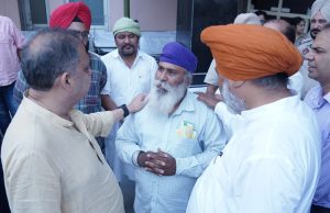 Finance Minister Harpal Cheema and MP Sanjeev Arora meet victims of reprehensible attack by Pakistan