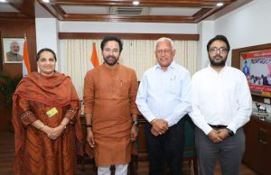 BARINDER KUMAR GOYAL MEETS UNION COAL AND MINES MINISTER G. KISHAN REDDY FOR EARLY COMPLETION OF POTASH SURVEY WORK IN PUNJAB
