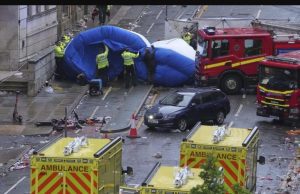 Car rams into Liverpool victory parade; over 50 injured, two critical