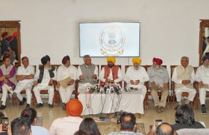 LED BY CM ALL POLITICAL PARTIES OF STATE DISPLAY RARE SHOW OF UNITY TO SAVE WATERS OF STATE