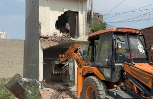 Mann Government Strikes Hard in Drug War: Illegal Assets of Drug Smugglers Bulldozed back to back