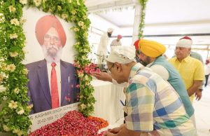 CM Mann, Arvind Kejriwal pay tribute to late AAP leader Kashmir Singh Sohal in Tarn Taran