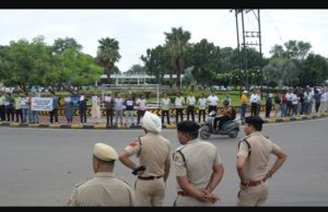 Chemists protest in Panchkula, Chandigarh, Mohali over arrest of medicine wholesalers
