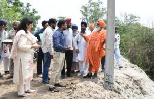 MP Sant Balbir Singh Seechewal visits dhussi bundh