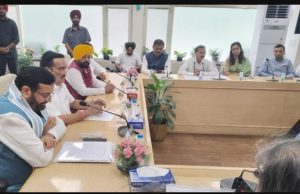 Jal Shakti minister holds talks with Punjab, Haryana CMs over SYL canal dispute