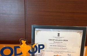 Punjab State bags Gold in State Category in the prestigious National One District One Product awards 2024, Says Cabinet Minister Sanjeev Arora