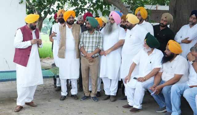 cm bhagwant maan visit samrala