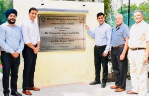 DC Dr. Himanshu Aggarwal Dedicates 4 Multipurpose Courts & Running Track to Public at Raizada Hansraj Stadium