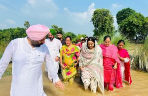 AAP Stands as a Shield for Punjabis Amid Flood Crisis, Round-the-Clock Relief Operations Led by CM Bhagwant Mann
