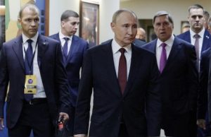 Report claims Putin’s bodyguards carry ‘poop suitcase’ to protect health secrets