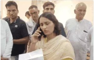 Congress MLA Vinesh Phogat confronts Julana SHO over missing person case