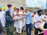 Rajya Sabha MP Sanjay Singh visits flood-affected villages in Sultanpur Lodhi