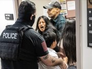 ICE officer relieved of duties for shoving woman at Manhattan immigration court