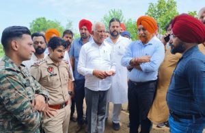 PUNJAB MINISTERS TAKE CHARGE, LEAD WAR-FOOTING EFFORTS TO FORTIFY EMBANKMENTS OF SATLUJ