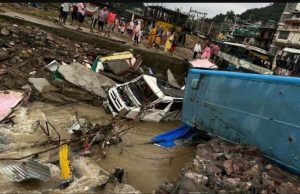 Four missing, two rescued after landslide in Himachal’s Mandi district
