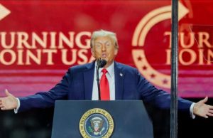 Trump hails Charlie Kirk as ‘great American hero’ at condolence meet