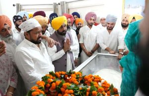CM Mann among thousands gather in Ludhiana to bid farewell to singer Rajveer Jawanda