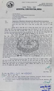 Moga Badminton Association