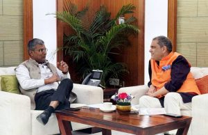 NHAI Chairman assures Minister Arora Adampur Airport connectivity, also assures fast completion of all on going projects in Punjab