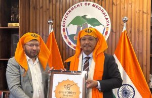 DR. RAVJOT SINGH INVITES MEGHALAYA CHIEF MINISTER TO ATTEND 350TH MARTYRDOM ANNIVERSARY OF SRI GURU TEGH BAHADUR SAHIB JI