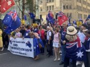 Protesters in Australian cities demand immigration ban; migrants hold counter rallies