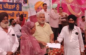 Cabinet Minister Lal Chand Kataruchak distributes Rs. 1.54 Crore as compensation to flood ravaged people of 7 villages