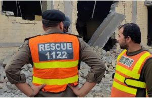 Suicide attack at police training centre in Pakistan; encounter with army underway