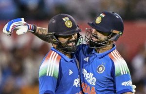 Rohit, Kohli shine as India beat Australia by nine wickets in final ODI