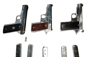 TWO MORE OPERATIVES OF GANGSTERS GURDEV JASSAL AND GURLAL ALIAS GULLU HELD IN GURDASPUR; THREE PISTOLS RECOVERED