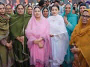 CM Mann’s Wife Dr. Gurpreet Kaur Campaigns in Tarn Taran Villages for AAP candidate Harmeet Sandhu
