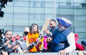 Punjab Government accords a grand welcome to World Champion Cricketers Harleen Deol and Amanjot Kaur at Mohali