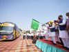 CM FLAGS OFF FIRST BATCH OF BUSES CARRYING DEVOTEES TO AMRITSAR