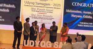 CM’S INDUSTRIAL FRIENDLY POLICIES BEAR FRUITS, PUNJAB BAGS TOP ACHIEVER AWARD FROM GOI