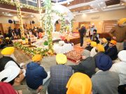 CM BHAGWANT MANN, ARVIND KEJRIWAL AND J&K CM OMAR ABDULLAH JOIN SANGAT IN NAGAR KIRTAN FROM SRINAGAR