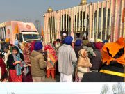 NAGAR KIRTAN STARTED FROM SRINAGAR RECEIVES WARM RECEPTION FROM SANGAT AND LOCAL DISTRICT ADMINISTRATION