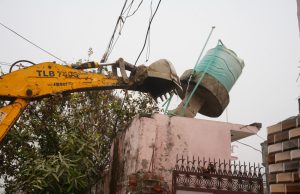 War against drugs: Illegal construction of woman drug trafficker demolished in Kapurthala