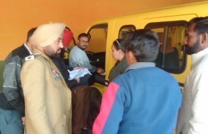 Surprise Checking of School Buses Conducted in Malerkotla Under Safe School Vehicle Policy