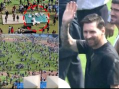 Fans protest at Salt Lake Stadium after Messi sighting cut short