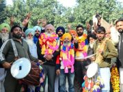 AAP celebration for zila parishad and panchayat samiti poll victory in Mohali today