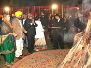 Lohri celebrated across Punjab as CM Bhagwant Mann, Governor Kataria and Haryana CM Saini attend event together