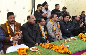Mohinder Bhagat lays foundation stone of Rs. 30 lakh development projects