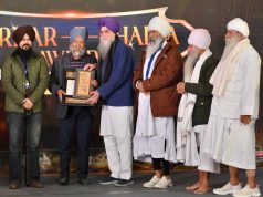 MP Tanmanjeet Singh Dhesi honoured with ‘Sarkar-e-Khalsa Award’